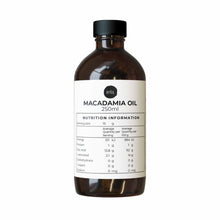 Load image into Gallery viewer, 250ml Macadamia Oil - Natural Cold Pressed Food Grade 100% Pure Cooking Oils