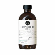 Load image into Gallery viewer, 250ml Organic Hemp Seed Oil - Cold Pressed Food Grade Healthy Oils Foods