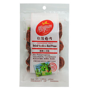 MEI YUAN PRESERVED RED SEEDLESS PRUNE 30G