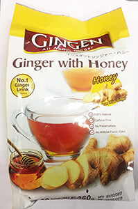 GINGEN INSTANT GINGER DRINK WITH HONEY 5G X 20 SACHETS
