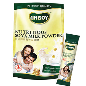 UNISOY INSTANT SOY MILK DRINK ORGANIC 30G X 12'S SACHETS
